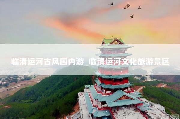 临清运河古风国内游_临清运河文化旅游景区