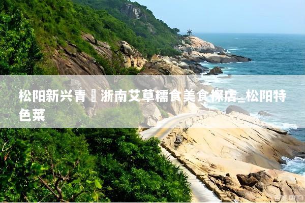 松阳新兴青粿浙南艾草糯食美食探店_松阳特色菜