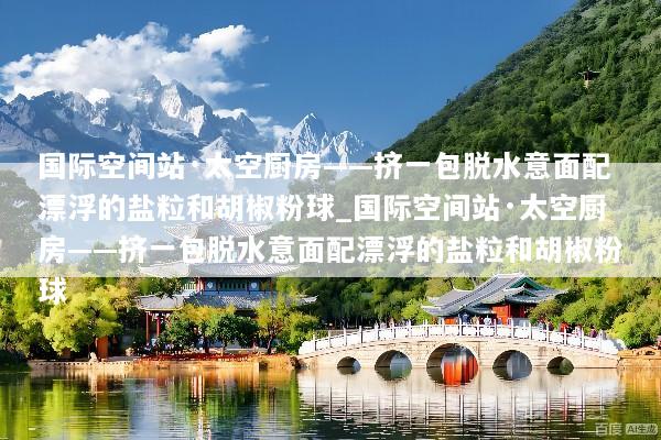 国际空间站·太空厨房——挤一包脱水意面配漂浮的盐粒和胡椒粉球_国际空间站·太空厨房——挤一包脱水意面配漂浮的盐粒和胡椒粉球